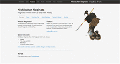 Desktop Screenshot of ny-naginata.org